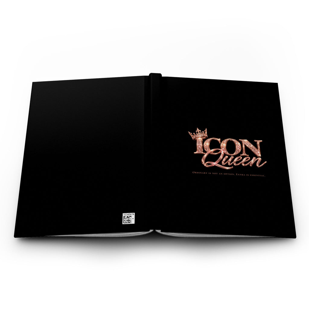 ICON Queen Classic Journal, open flat, full wraparound cover