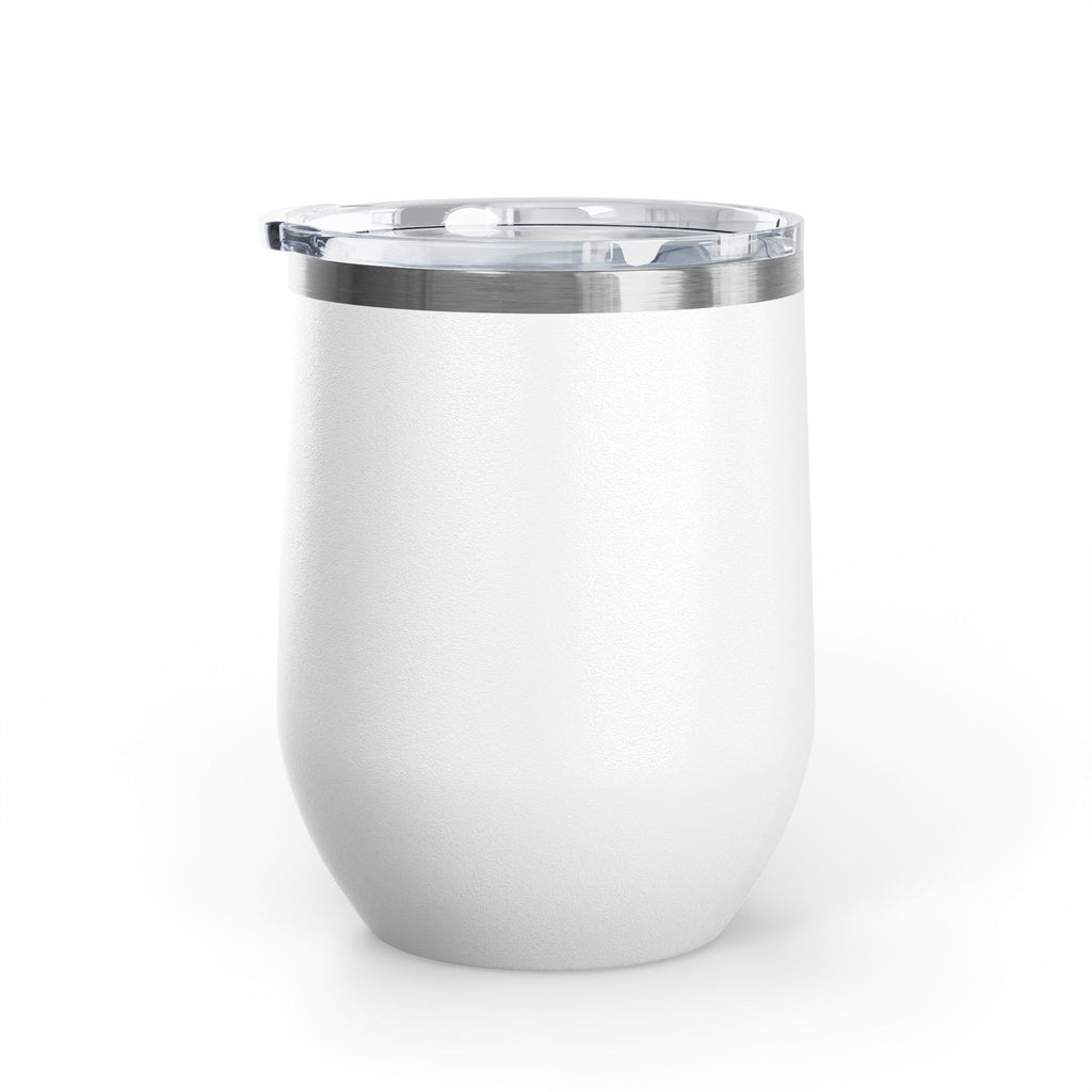 ICONIC Obsession Wine Tumbler, in white, back view