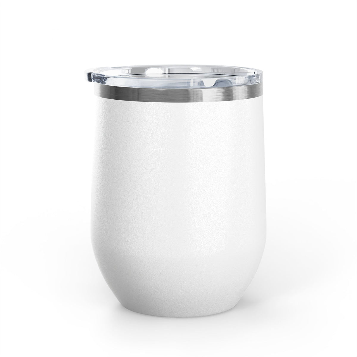 ICONIC Obsession Wine Tumbler, in white, back view