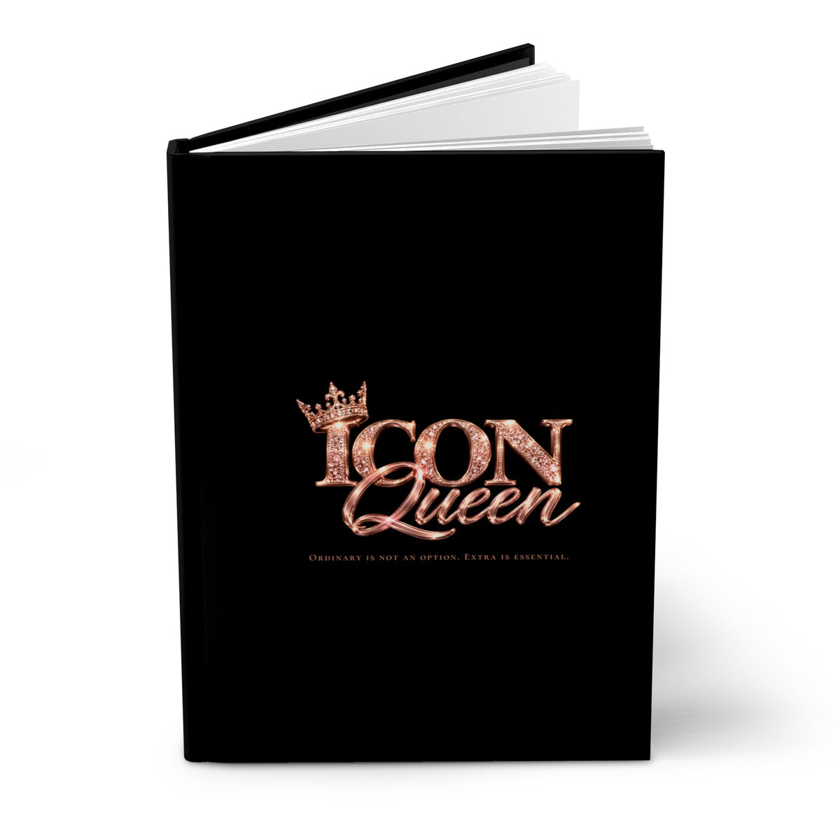 ICON Queen Classic Journal, standing, slightly open