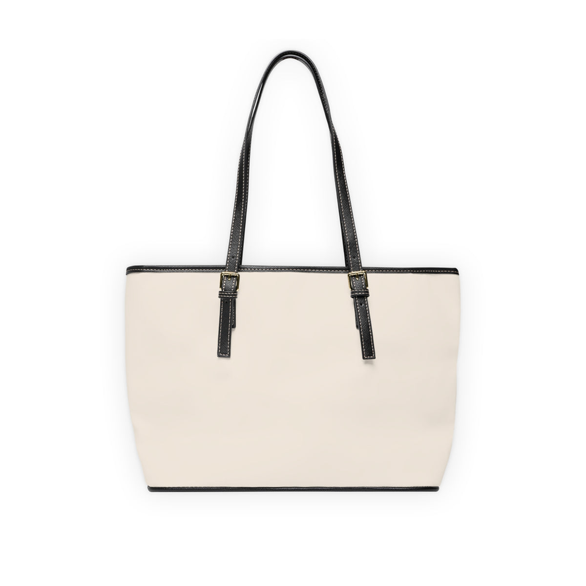 ICONIC Obsession Signature Tote in ivory, back view