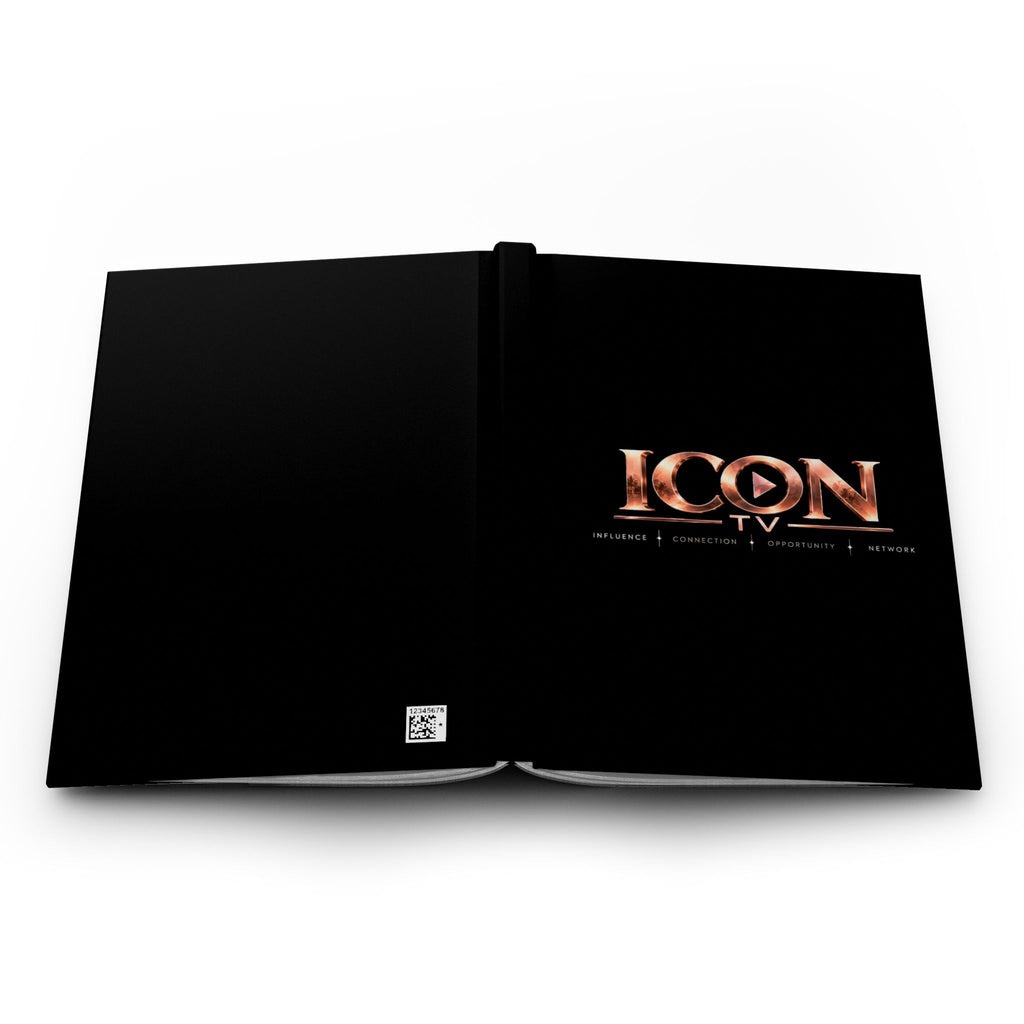 ICON TV Classic Journal, open flat, full wraparound cover