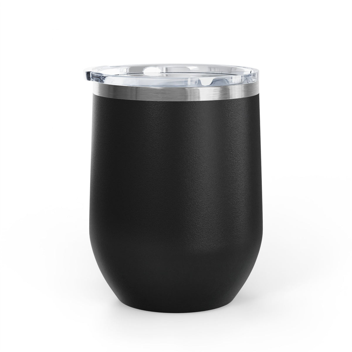 ICONIC Obsession Wine Tumbler, in black, back view