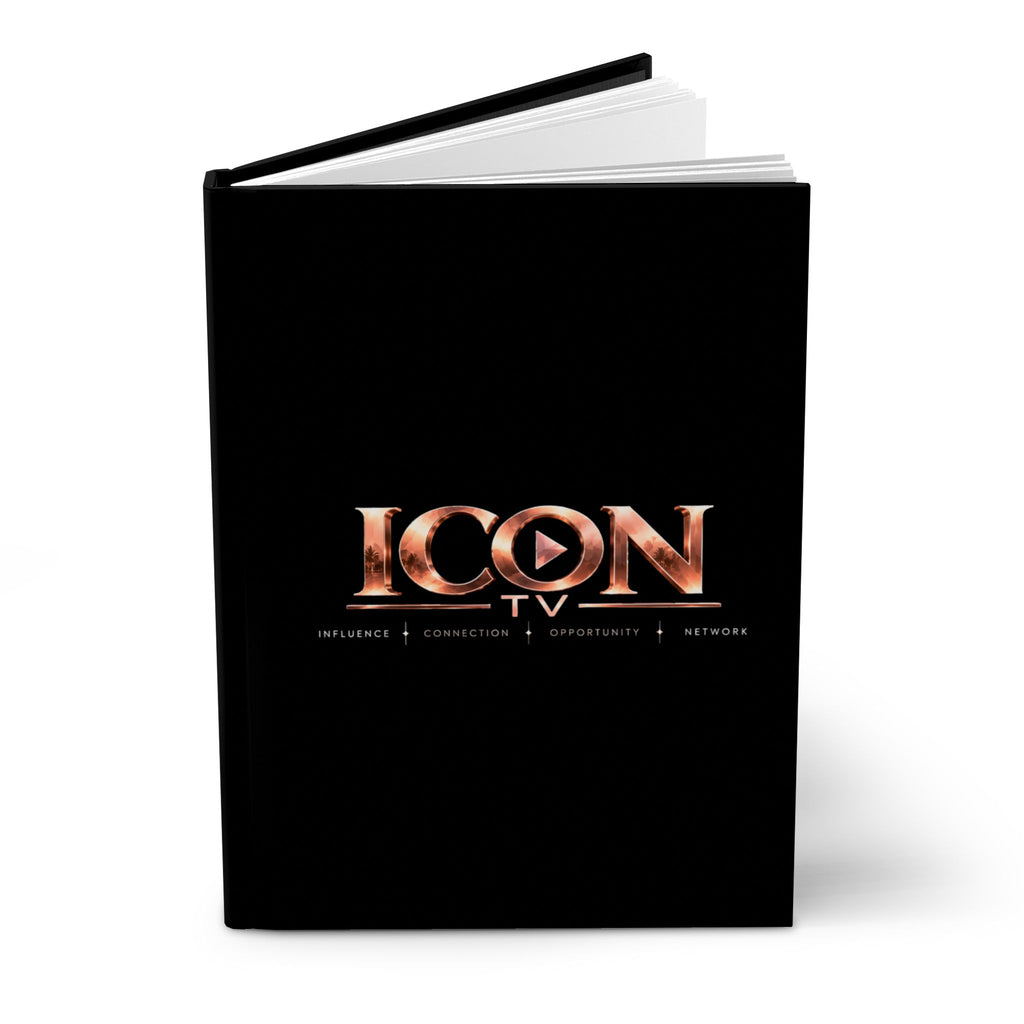 ICON TV Classic Journal, standing, slightly open