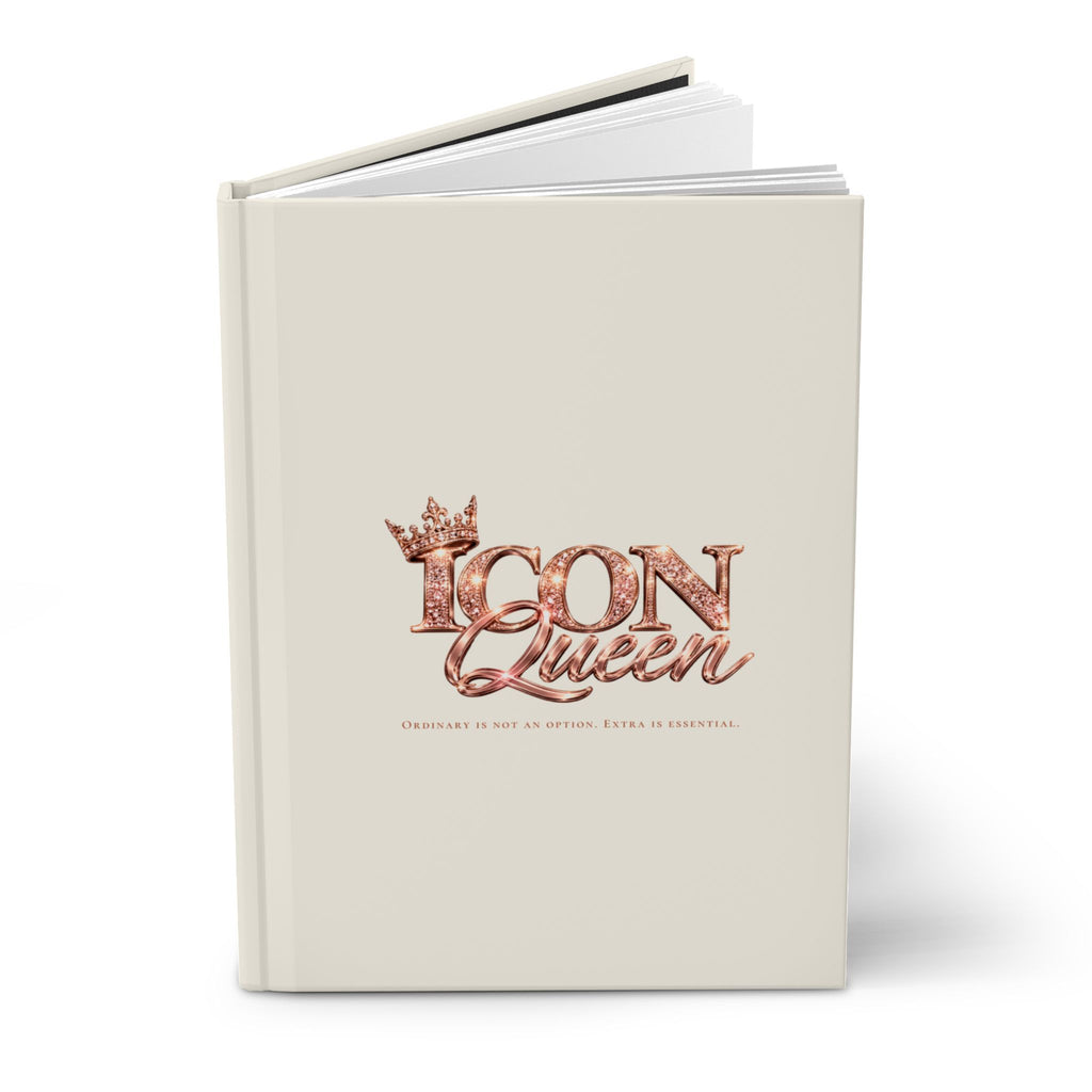 ICON Queen Classic Journal – Ivory, standing, slightly open