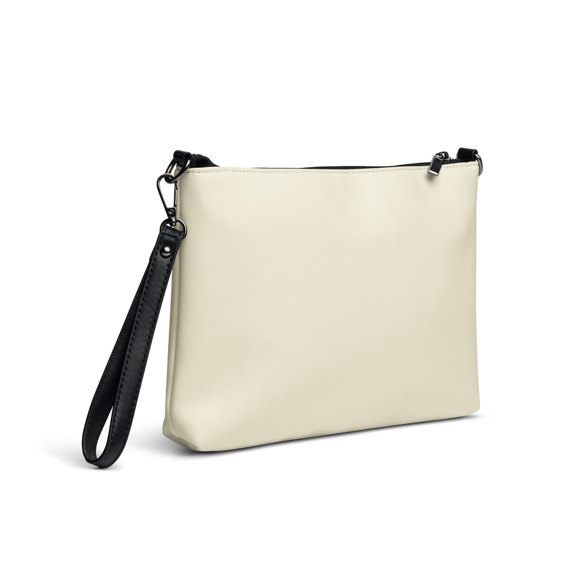 ICON Queen Ivory Crossbody in ivory, angled back view