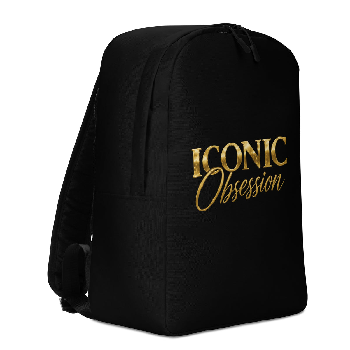 ICONIC Obsession Men's Backpack in black, right side view