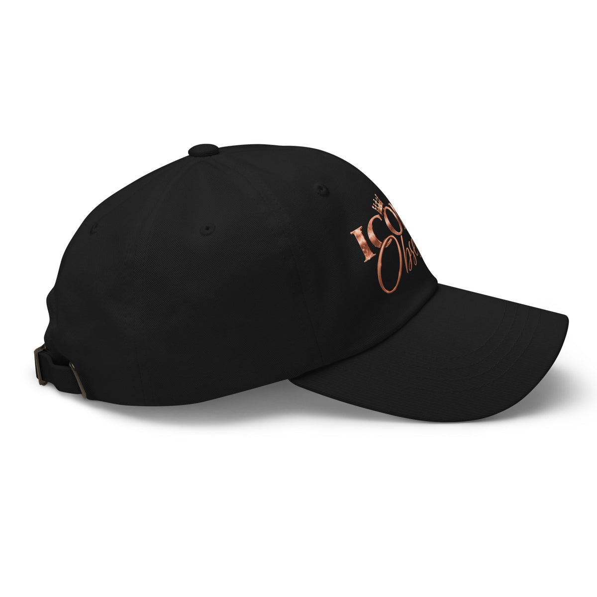 ICONIC Obsession Signature Hat in black, right side view