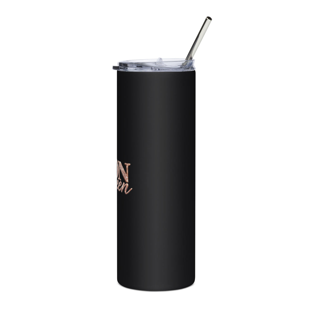 ICON Queen Tumbler in black, left side view