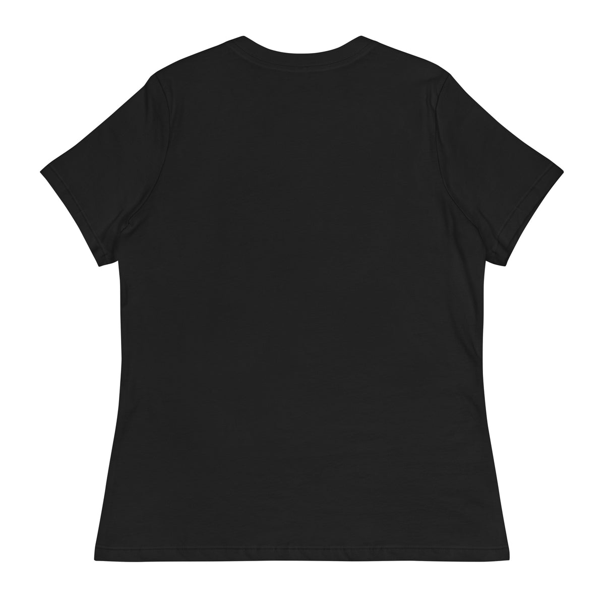 Do It Scared Tee – Couture Garamond in black, back view