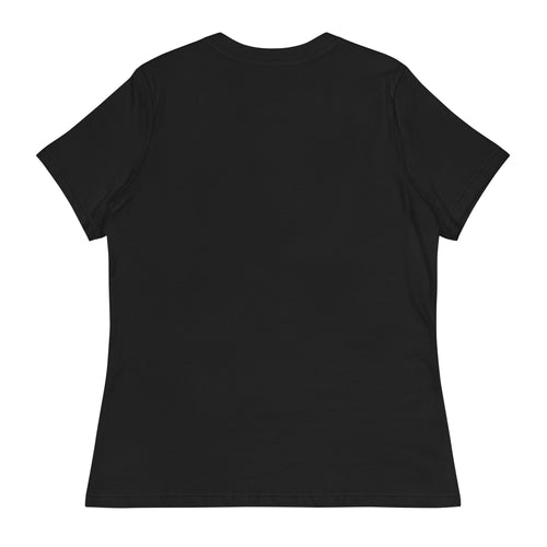 Do It Scared Tee – Statement Garamond in black, back view