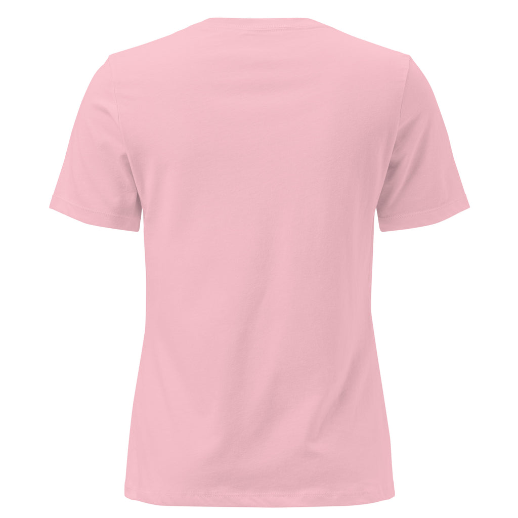 ICON Queen Tee in pink, back view